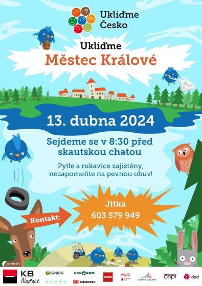 Plakát události Ukliďme Česko - Městec Králové