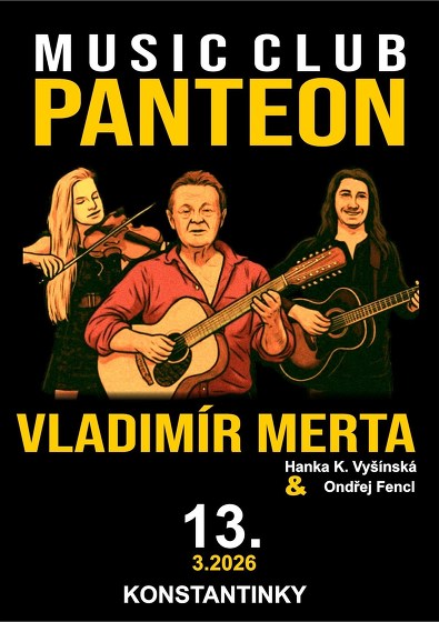 Plakát události VLADIMÍR MERTA a přátelé