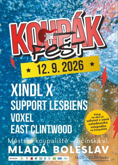 Plakát události Koupák Fest