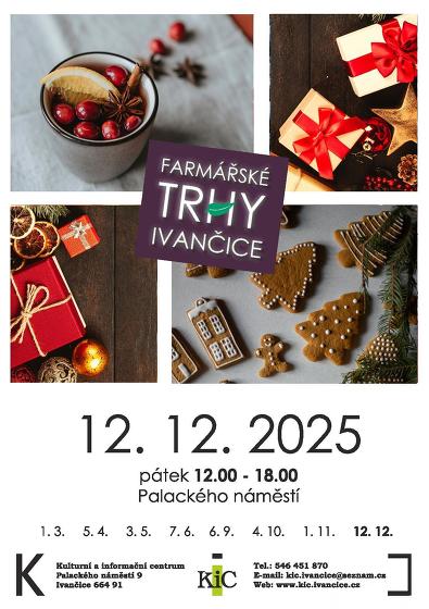 Plakát události Vánoční farmářské trhy 2025