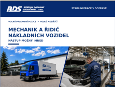 Bítešská dopravní společnost spol. s r. o. nabízí práci na pozici Mechanik a řidič nákladních vozidel v obci Velké Meziříčí