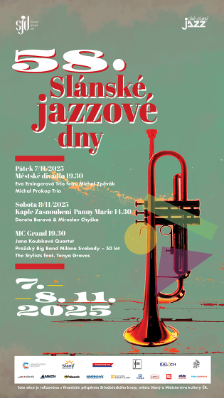 Plakát události 58. Slánské Jazzové Dny