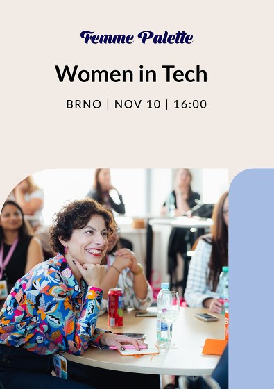 Plakát události Women in Tech Conference (Brno)