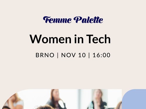 Plakát události Women in Tech Conference (Brno)