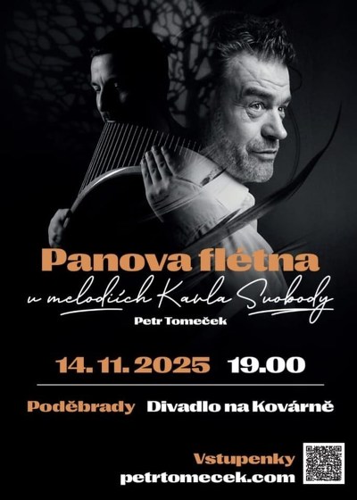 Plakát události Petr Tomeček / Panova flétna v melodiích Karla Svobody