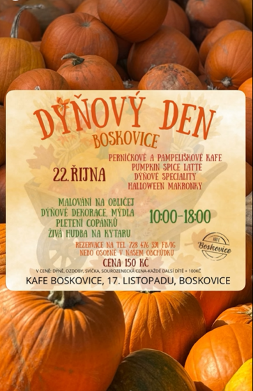 Plakát události Dýňový den