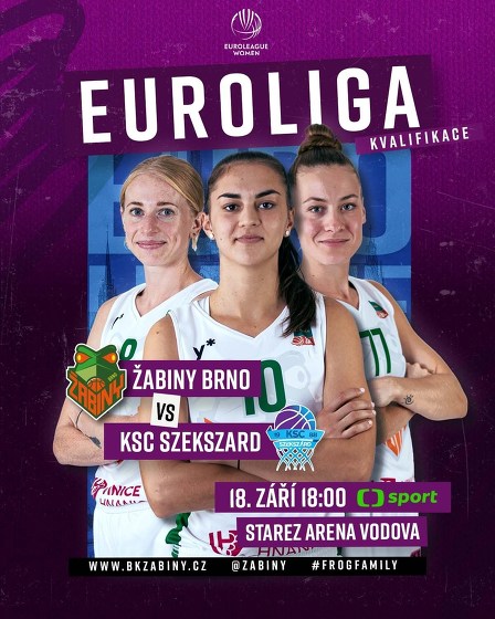Plakát události Žabiny Brno - Szekszárd (Q ELW)