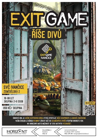 Plakát události Říše divů - exit game