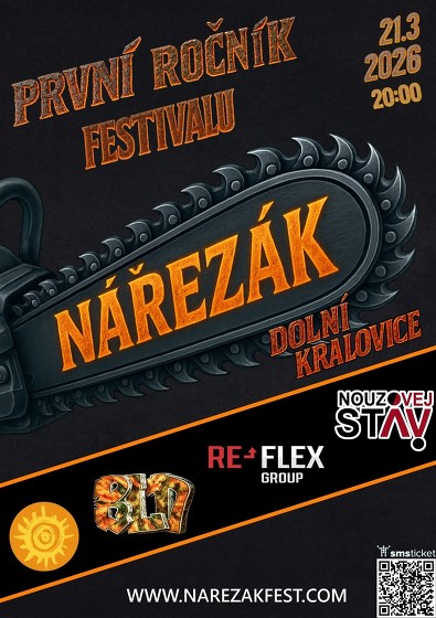 Plakát události NÁŘEZÁK - hudební festival