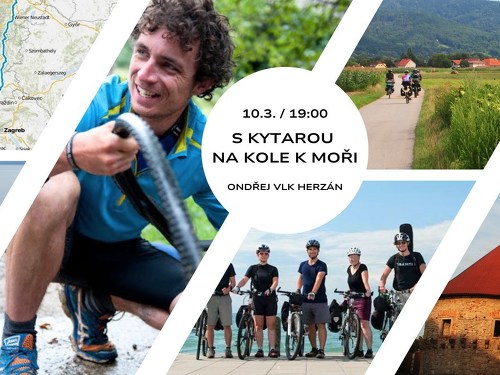 Plakát události S kytarou na kole k moři