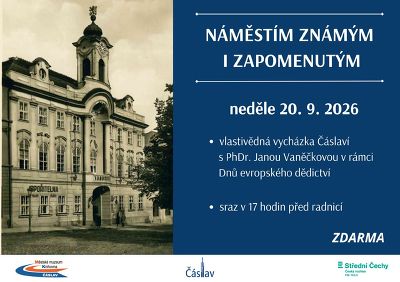 Plakát události Náměstím známým i zapomenutým