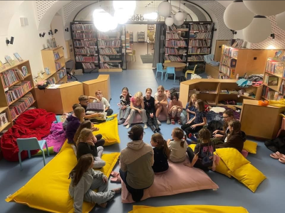 Plakát události Noc v knihovně