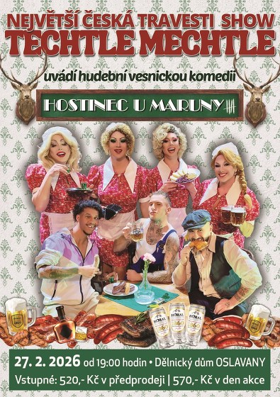 Plakát události TECHTLE MECHTLE revue - Hostinec u Maruny