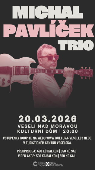 Plakát události Michal Pavlíček trio - koncert