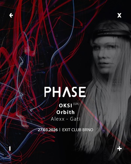 Plakát události PHASE w/ OKSI (UA), Orbith