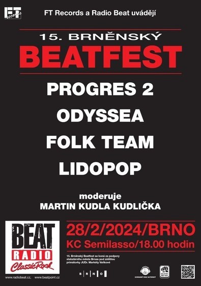 Plakát události 15. Brněnský Beatfest