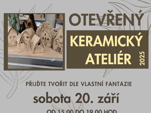 Plakát události Otevřený keramický ateliér 20.9.25