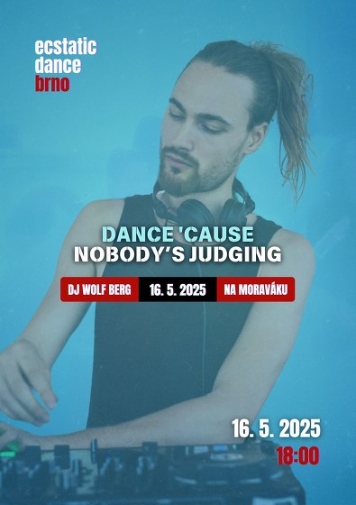 Plakát události Ecstatic Dance Brno - DJ Wolf Berg (Vienna, AT)
