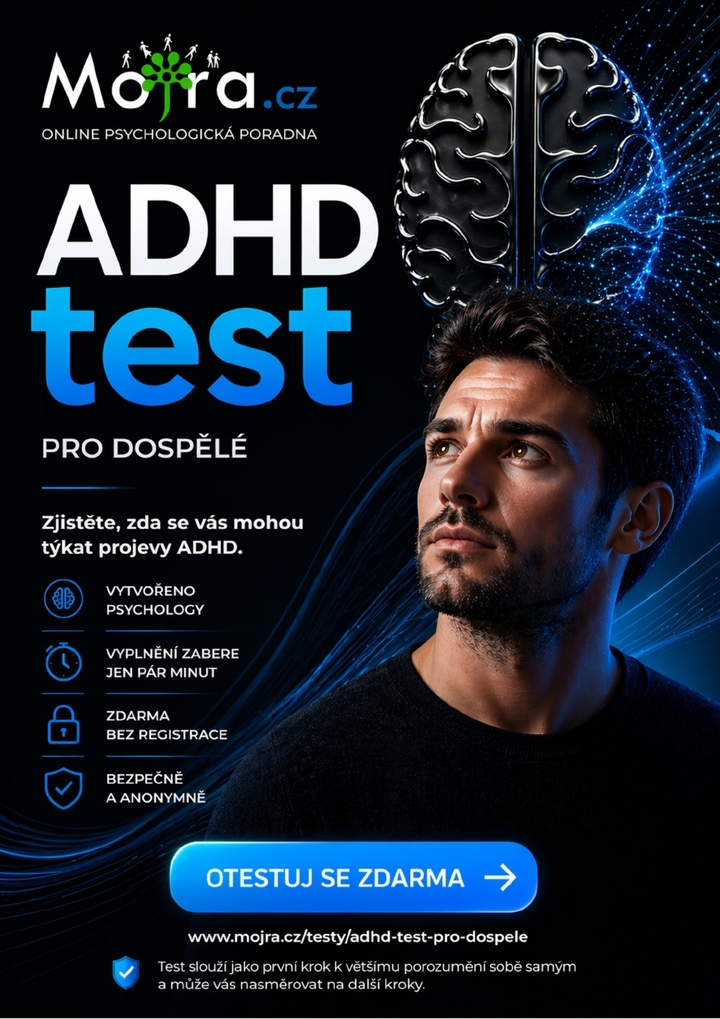 Online ADHD test pro dospělé zdarma