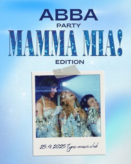 Plakát události ABBA party (Mamma Mia edition)