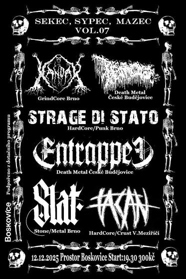 Plakát události Sekec, sypec, mazec vol. 7, Boskovice