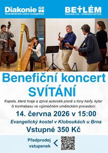 Benefiční koncert kapely SVÍTÁNÍ