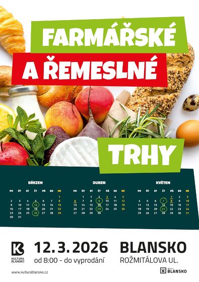Plakát události Farmářské a Řemeslné trhy