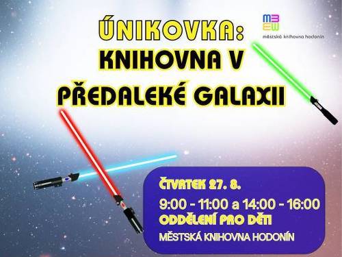 Plakát události Únikovka: Knihovna v Předaleké Galaxii