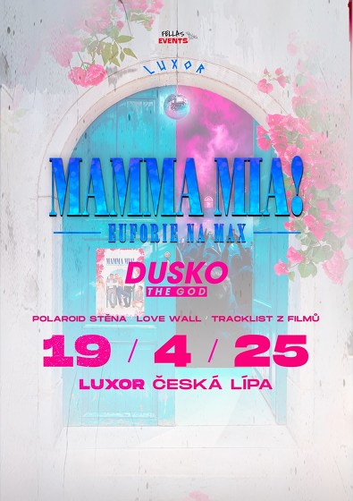 Plakát události MAMMA MIA! | EUFORIE NA MAX