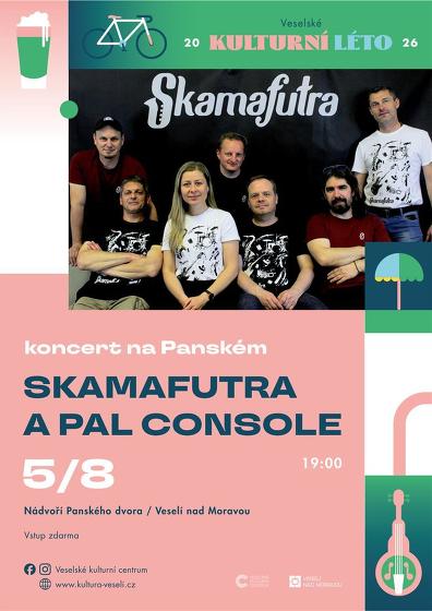 Plakát události Skamafutra a Pal Console