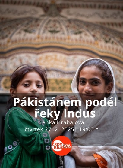 Plakát události Pákistánem podél řeky Indus