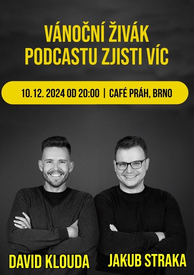 Plakát události Vánoční živák podcastu Zjisti víc