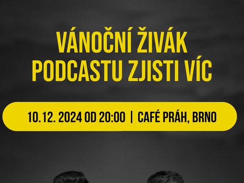 Plakát události Vánoční živák podcastu Zjisti víc