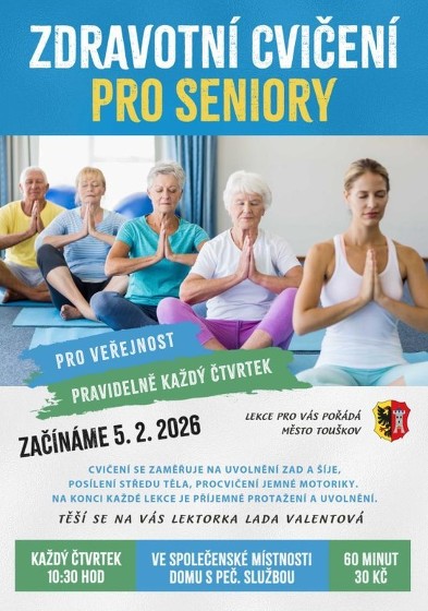 Plakát události Cvičení pro seniory