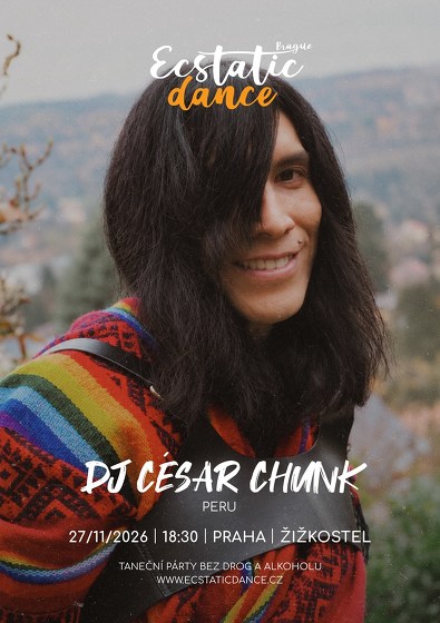 Plakát události Ecstatic Dance Prague #182 - DJ César Chunk