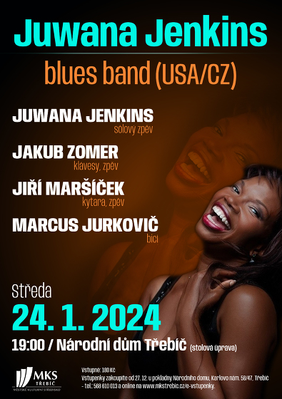 Plakát události Juwana Jenkins Blues Band