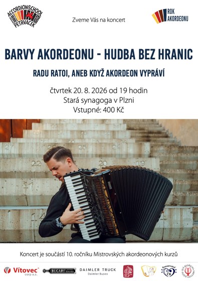 Plakát události Barvy akordeonu - Hudba bez hranic