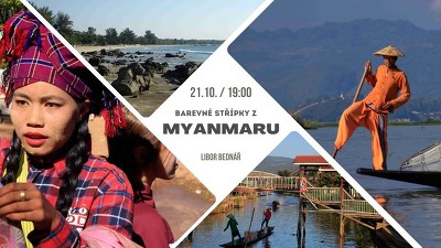 Plakát události Barevné střípky z Myanmaru