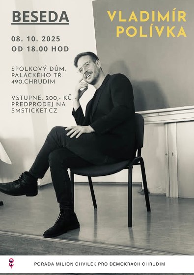 Plakát události Beseda s Vladimírem Polívkou