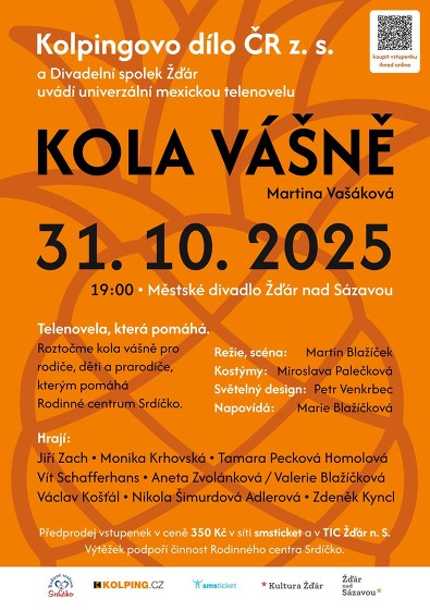 Plakát události Kola vášně - Telenovela, která pomáhá