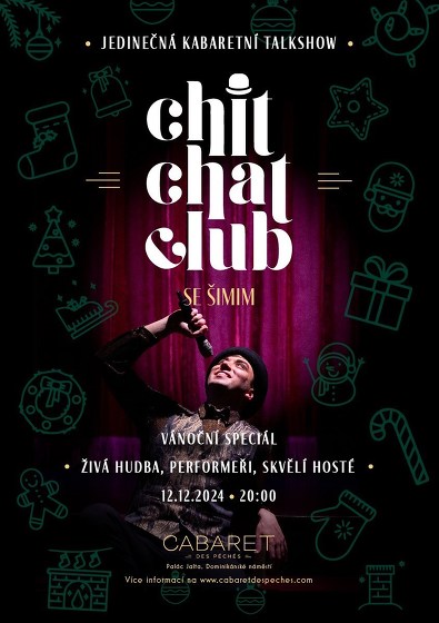 Plakát události CHIT CHAT CLUB - Talkshow - Vánoční speciál