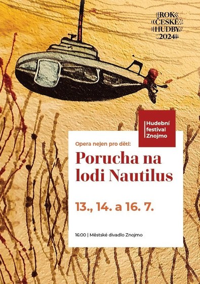 Plakát události Opera nejen pro děti: Porucha na lodi Nautilus - repríza