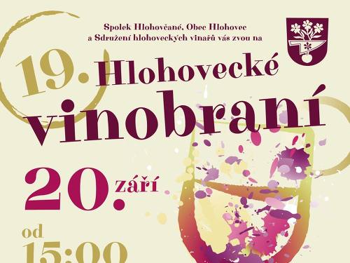 Plakát události 19. Hlohovecké vinobraní