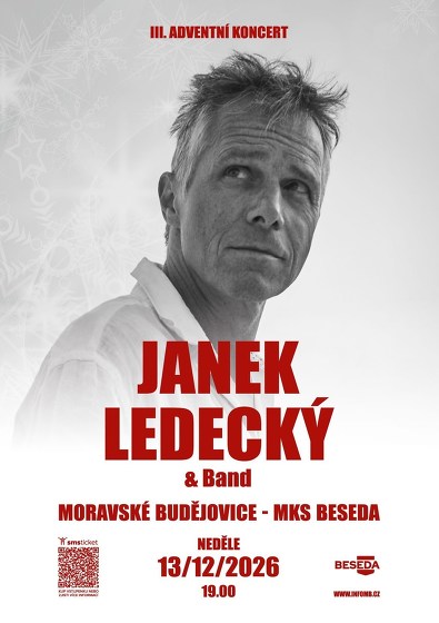 Plakát události Vánoční koncert: Janek Ledecký & Band