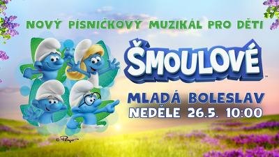 Plakát události Šmoulové tour