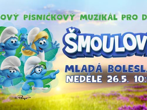Plakát události Šmoulové tour