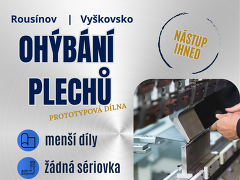 European Data Project, s.r.o. nabízí práci na pozici Ohýbání plechů | ranní směna | Rousínov v obci Rousínov