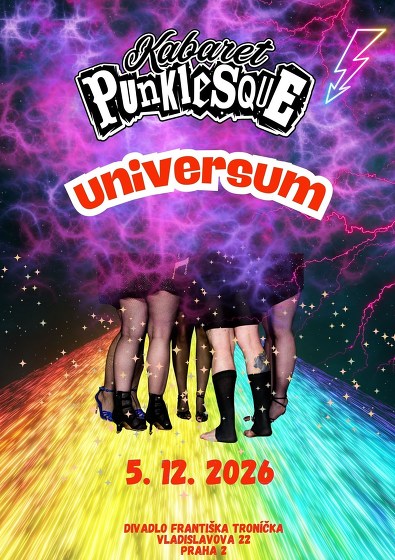 Plakát události UNIVERSUM Kabaretu Punklesque