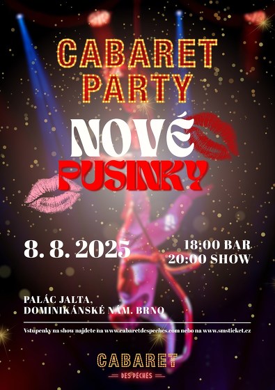 Plakát události Cabaret Party: Nové pusinky