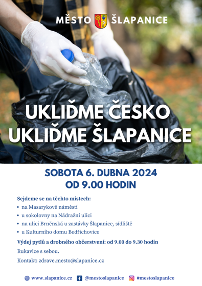 Plakát události Ukliďme Česko